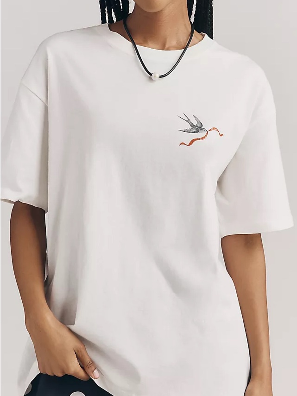 NWT DAMSON MADDER X Anthropologie LETTER SHIRT - Picture 2 of 10